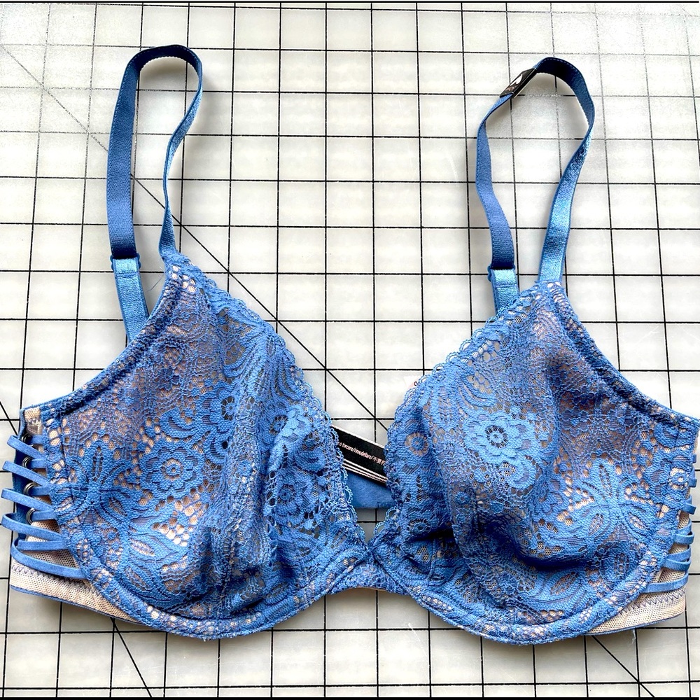 Victoria's Secret Blue Lace Bra
